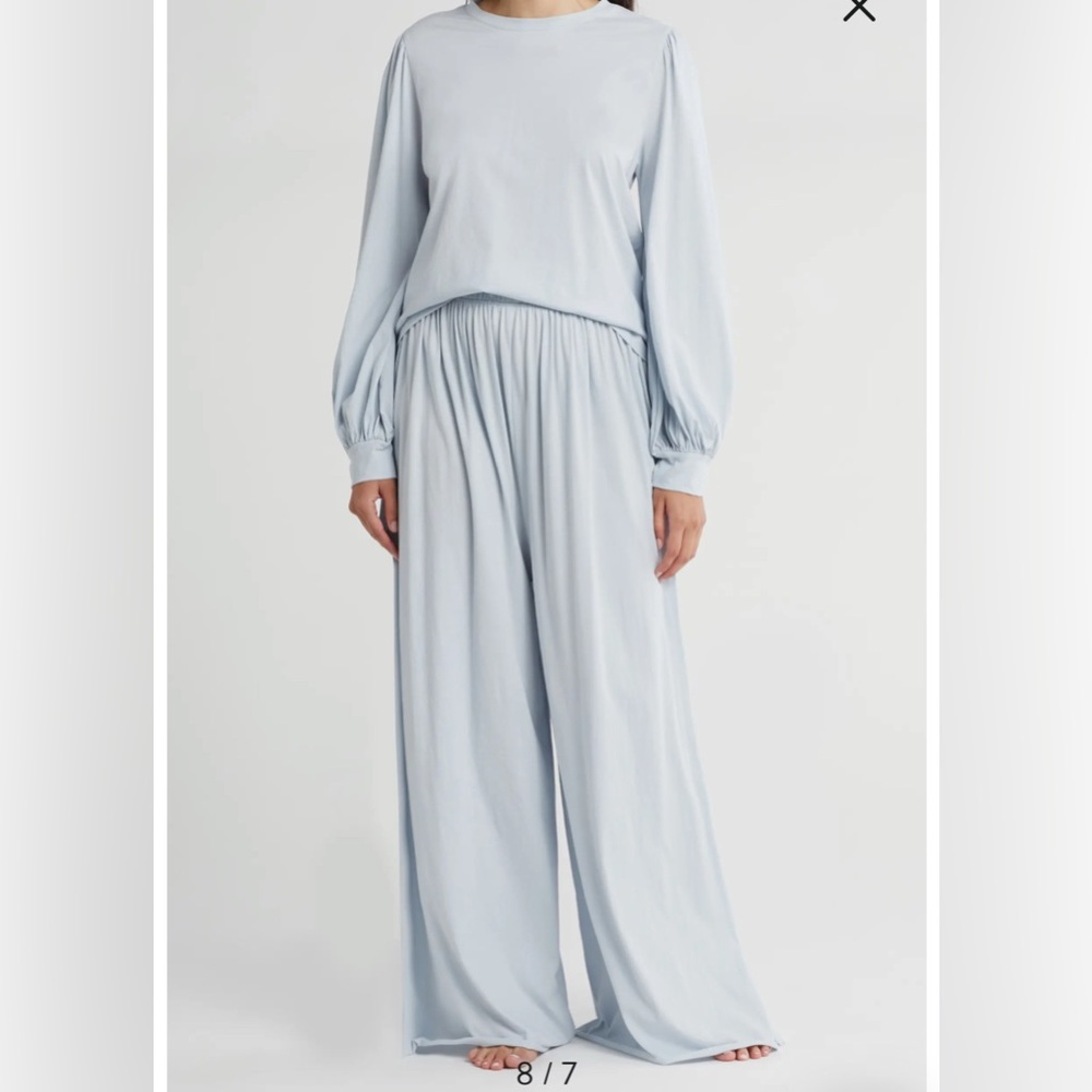 Lunya Organic Pima Wide Leg Pant, XS